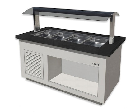 Kall buffévagn PREMIUM LINE SB-K170 vit, 4xGN1/1, 1700x880x1350mm, SARO