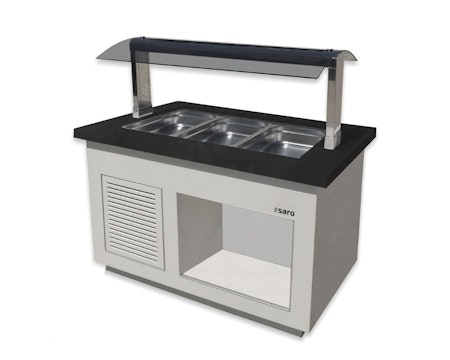 Varm buffévagn PREMIUM LINE SB-H130, 3xGN1/1-150, 1300x880x1350mm, SARO
