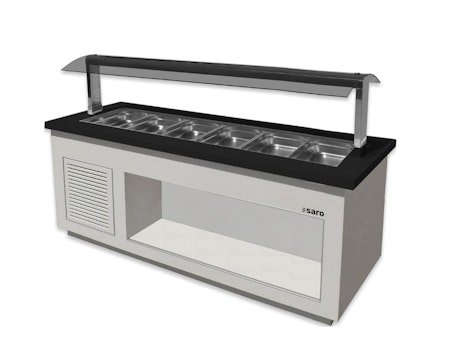 Varm buffévagn PREMIUM LINE SB-H230, 6xGN1/1-150, 2300x880x1350mm, SARO