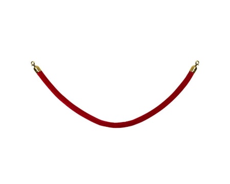 SAMMET Rep AF Serien 1500mm, Rep:Svart/Röd - Krock:Silver/Guld, SARO