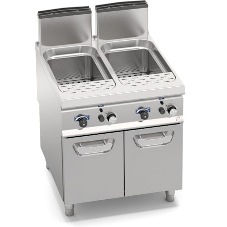 Pastakokare S900 Dubbel, GAS-24kW 800x900x900mm, BERTOS