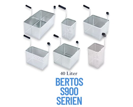 Pastakorgar Anpassade för 40-liters bad (Bertos S900 Serien), BERTOS