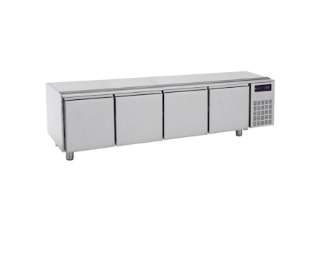 Grillkylbänk S900 Serien BASE 2200, 4 Dörrar 2200x750x610 mm, BERTOS
