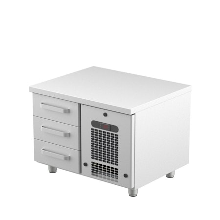 Grillkylbänk VLG-803, 3st lådor för GN1/1-100mm, 800x650x600mm, COOLPART