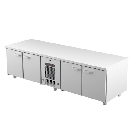 Grillkylbänk VLG Serien i 4 VARIANTER Med SKÅP Eller LÅDOR, 2000x650x600mm, COOLPART