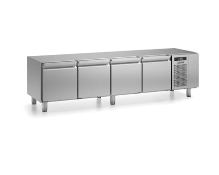 Grillkylbänk BRS Serien i 2 VARIANTER Med SKÅP Eller LÅDOR, 2200x640x610mm, GEMM