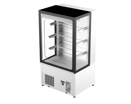 Kylmonter CUBIC SM 800, Stängd rygg, Öppen mot kund, 800x650x1480mm, COOLPART