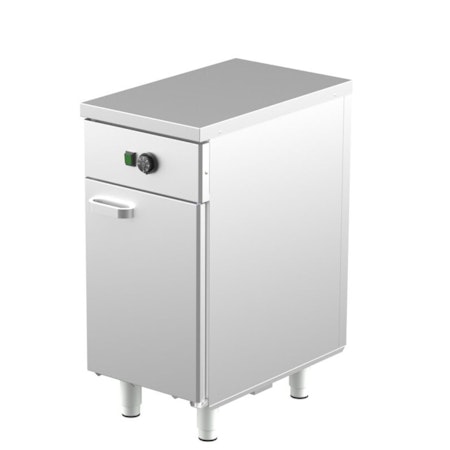 Värmeskåp Med Neutral Toppskiva Med SKÅP Eller LÅDOR, LK Serien i 4 VARIANTER, 400x650x900mm, COOLPART