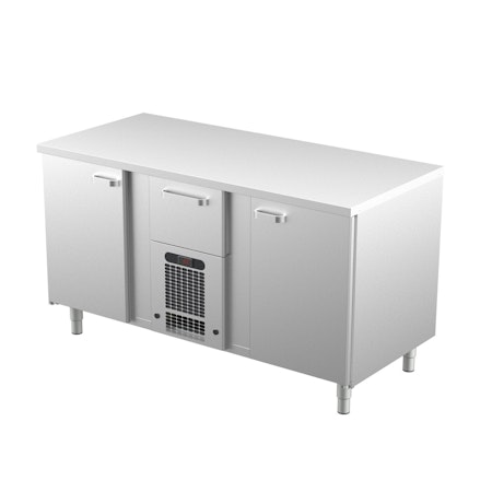 Bagerikylbänk PK-1621 Rostfri Toppskiva (Passande Plåtar: 400x600mm) 1600x730x900 , COOLPART