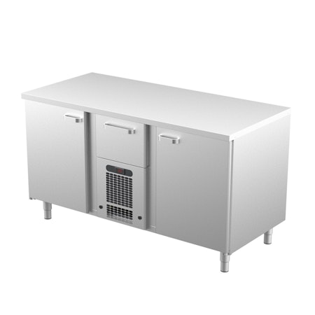 Bagerikylbänk PK-1621 Rostfri Toppskiva (Passande Plåtar: 450x600mm) 1600x730x900 , COOLPART