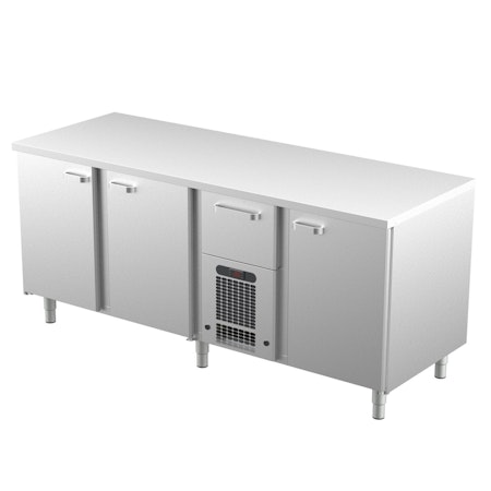 Bagerikylbänk PK-2031 Rostfri Toppskiva (Passande Plåtar: 400x600mm) 2000x730x900 , COOLPART