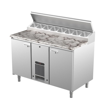 Bagerikylbänk PK-KLE i 3 VARIANTER, Valfri Toppskiva RFR/TRÄ/STEN, (Passande Plåtar: 400x600mm) 1360x730x900 , COOLPART