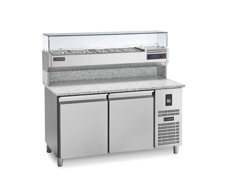 Pizzakylbänk Universal PC/150 Mått:1500x820x900, Passande Plåtar:400x600mm, GEMM