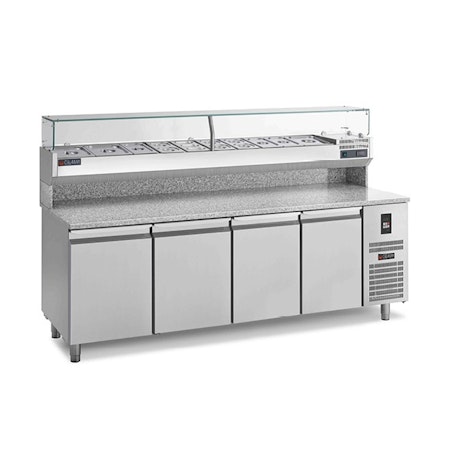 Pizzakylbänk Universal PC/270 Mått:26800x820x900, Passande Plåtar:400x600mm, GEMM