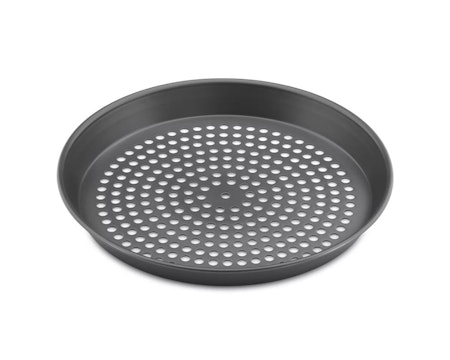 Pizzaform Aluminium perforerad, Ø34cm nonstick