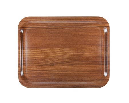 Bricka 43x33 cm (Lunch), Teak