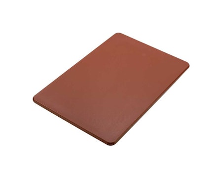 Skärbräda plast 51x38x1,25 cm Brun