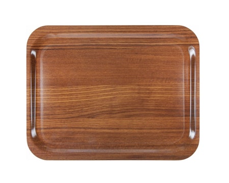 Bricka 36x28 cm (Cafe), Teak
