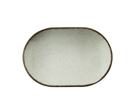 Blocho Pearl Colorx Tallrik halvdjup oval 32cm grön