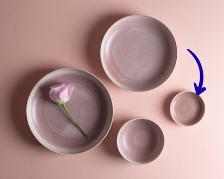 PINK POTT Skål D10cm, H2,4cm, 11cl