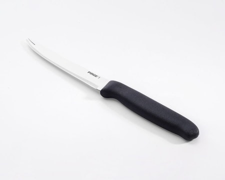Pirge Bar kniv tandad gaffelspets 12 cm svart