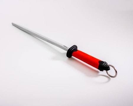 Pirge DUO Skärpstål rund L 30 cm Röd