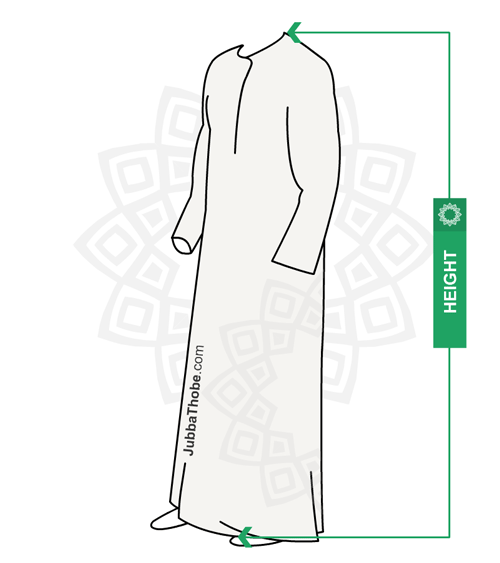 Kortärmad Moroco robe