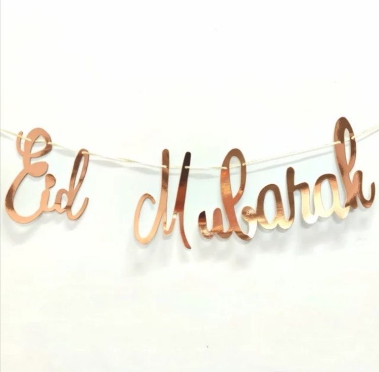 Eid Mubarak foil banner