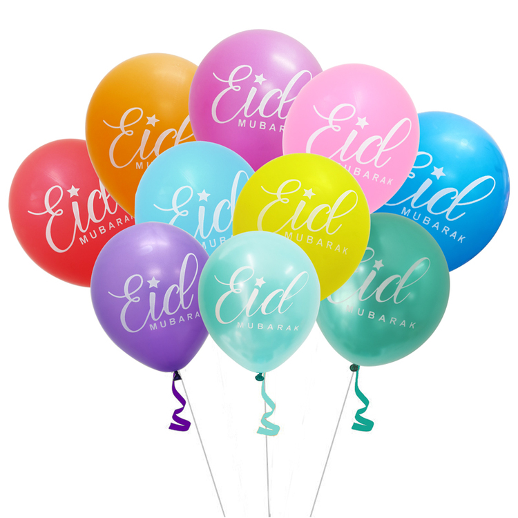 10 pack ballonger Eid mubarak