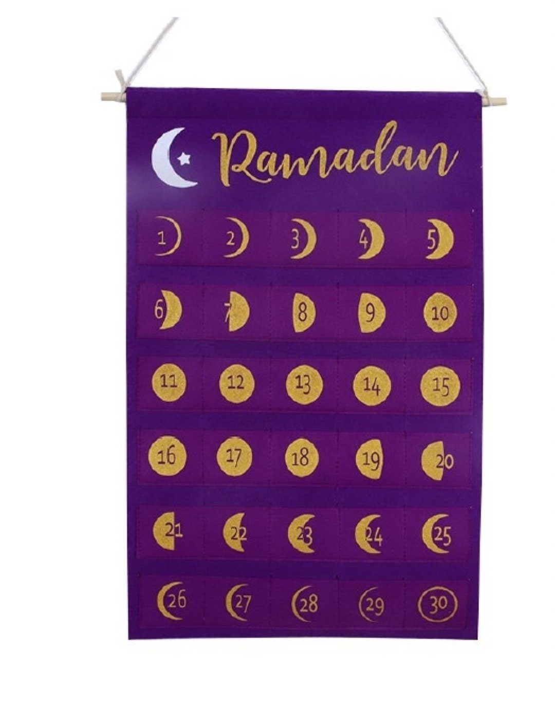 Ramadan kalender Lila