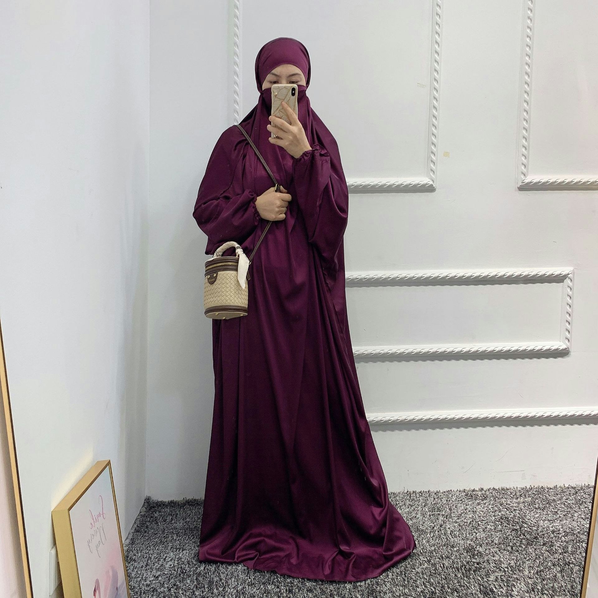 Lyxig Silk Jilbab Onepiece!