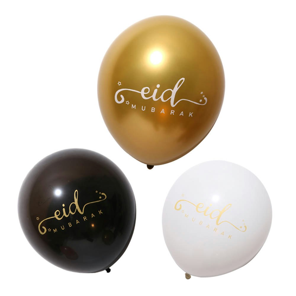 NY!!Eid Mubarak! Pynta festlokalen med gyllene ballonger!