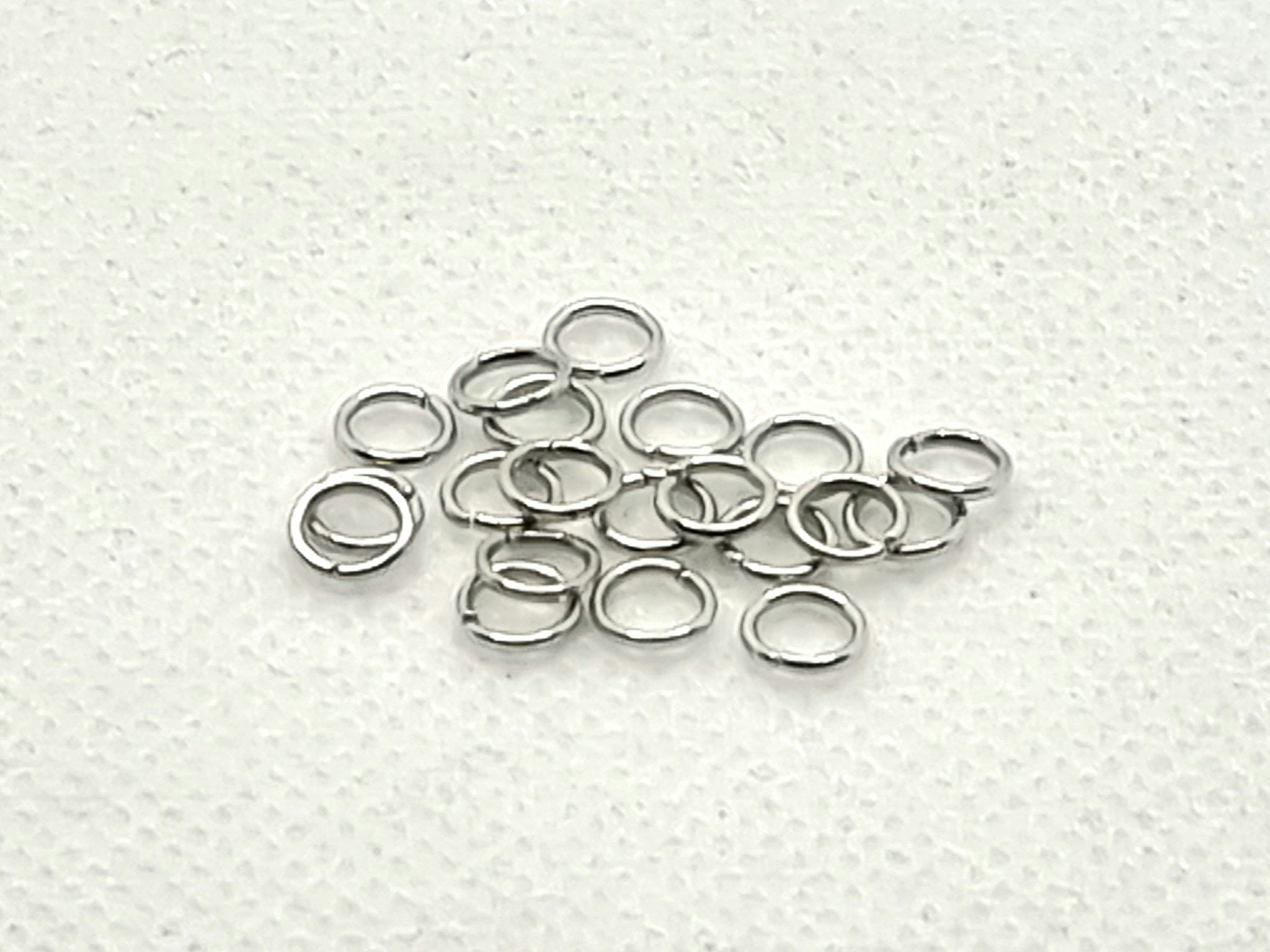 Ringer/øsken 5mm jernlegering 200 stk