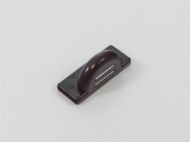 1 st Magnet vinklad Brun för tejpomontering (A29E+K)