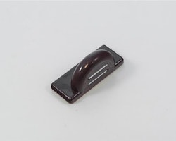 1 st Magnet vinklad Brun för tejpomontering (A29E+K)