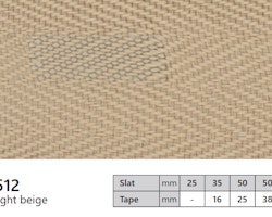 1 m / Textilstegband 25 mm 512 Light beige (lagervara)