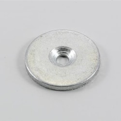 1st / Neodym-magnet 20 mm rund inkl.skruv