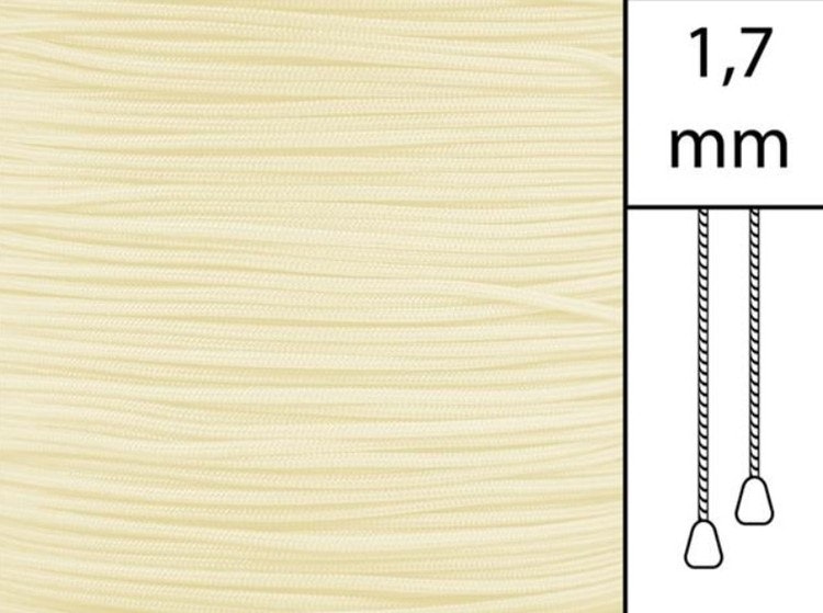 1 m / Persiennlina 1,7 mm C8001 Ivory  (Lagervara)