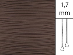 1 m / Persiennlina 1,7 mm A25 Dark brown  (Lagervara)