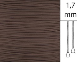 1 m / Persiennlina 1,7 mm A25 Dark brown  (Lagervara)