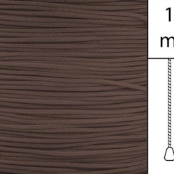 1 m / Persiennlina 1,7 mm A25 Dark brown  (Lagervara)