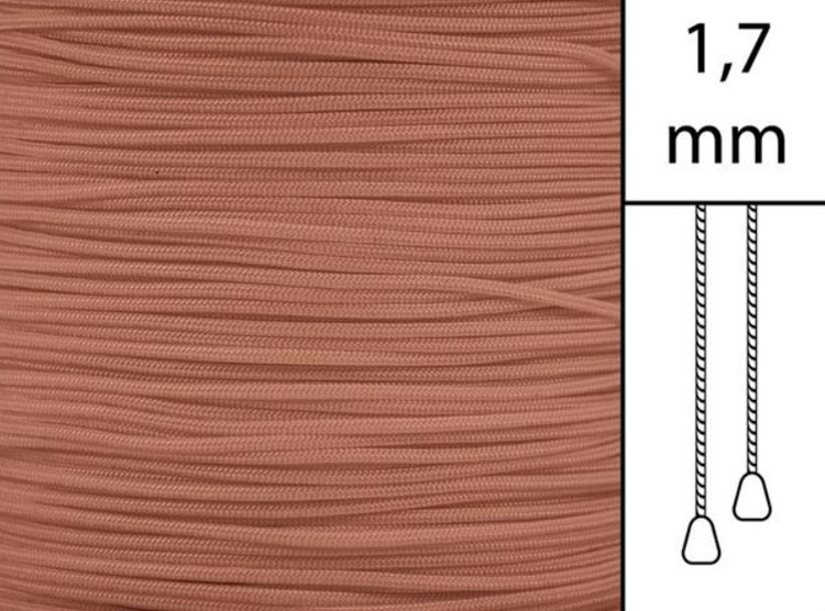 1 m / Persiennlina 1,7 mm C0804 Terracotta (Lagervara)