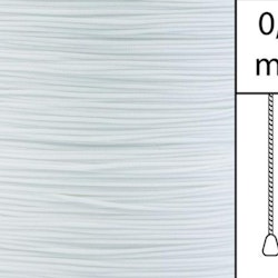 1 m / Persiennlina 0,8 mm A00 White (Lagervara)