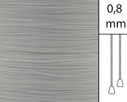 1 m / Persiennlina 0,8 mm A02 Grey (Lagervara)