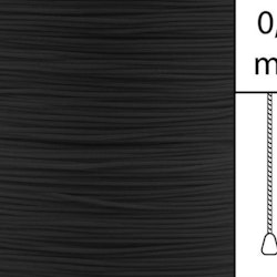 1 m / Persiennlina 0,8 mm A03 Black (Lagervara)