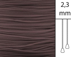 1 m / Persiennlina 2,3 mm W56 Dark brown (Lagervara)