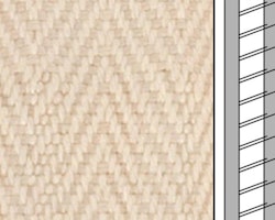 Textilstegband C0801 22,5/28/T13 beige (best.vara 10 dgr)