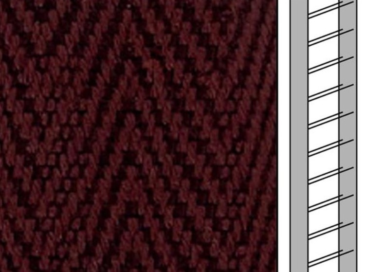 Textilstegband C0810 22,5/28/T13 brown (best.vara 10 dgr)