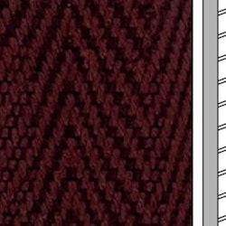 Textilstegband C0810 22,5/28/T13 brown (best.vara 10 dgr)