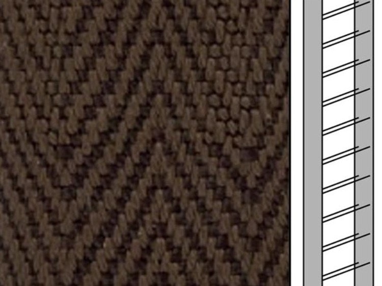 Textilstegband  C8003 22,5/28/T13 walnut (best.vara 10 dgr)